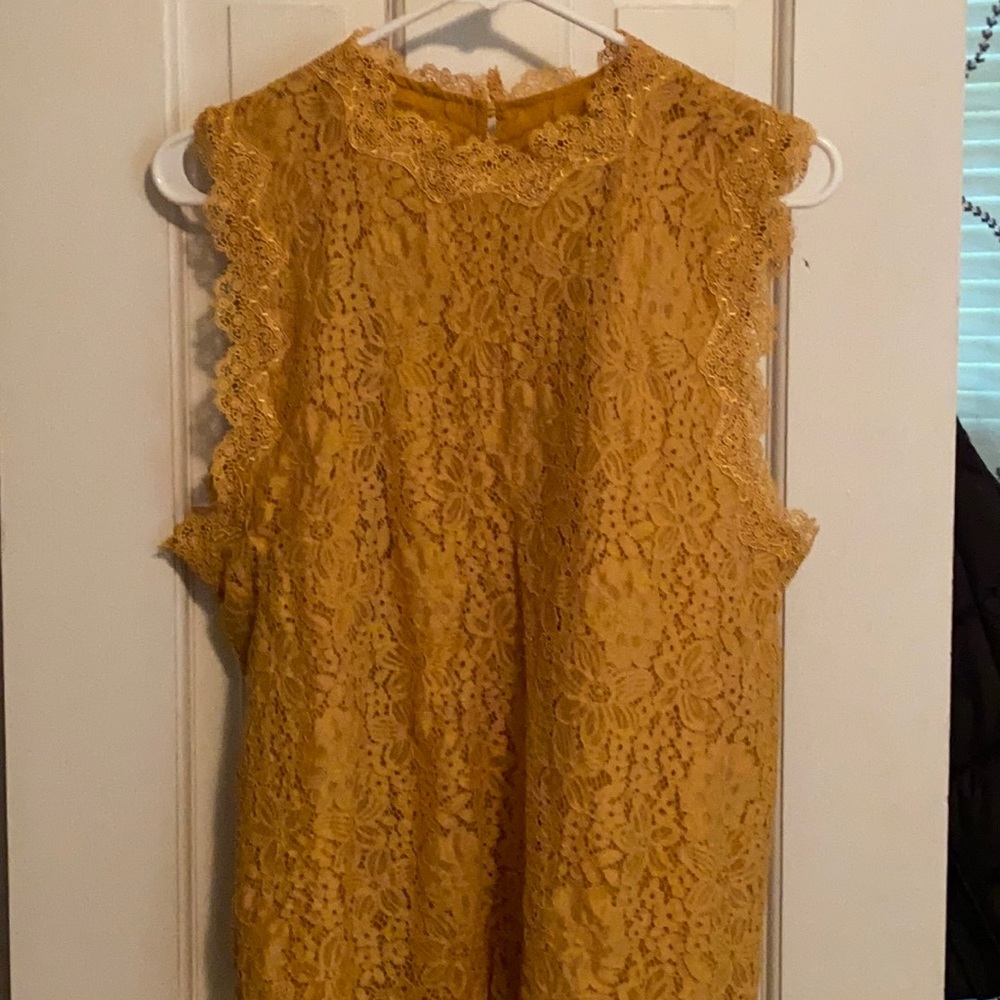 Alice Blue Lace Top